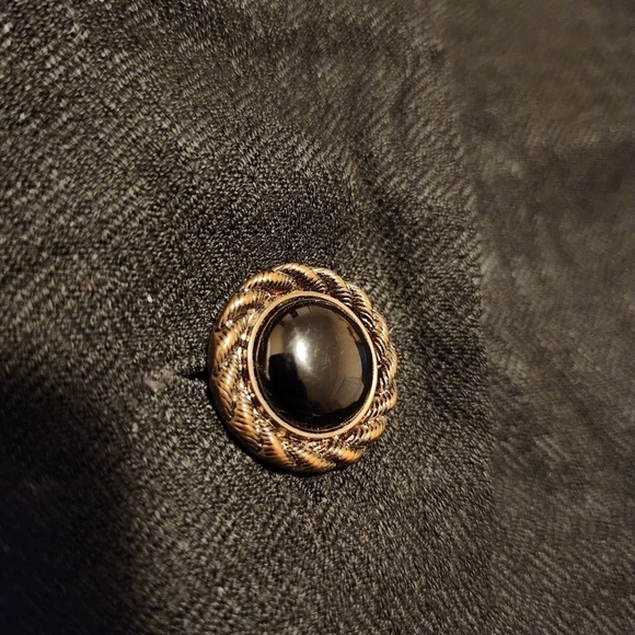 Vintage Suitables Black Blazer Women's Size 10 USA Made Shoulder Pads 80's EUC - Picture 5 of 8